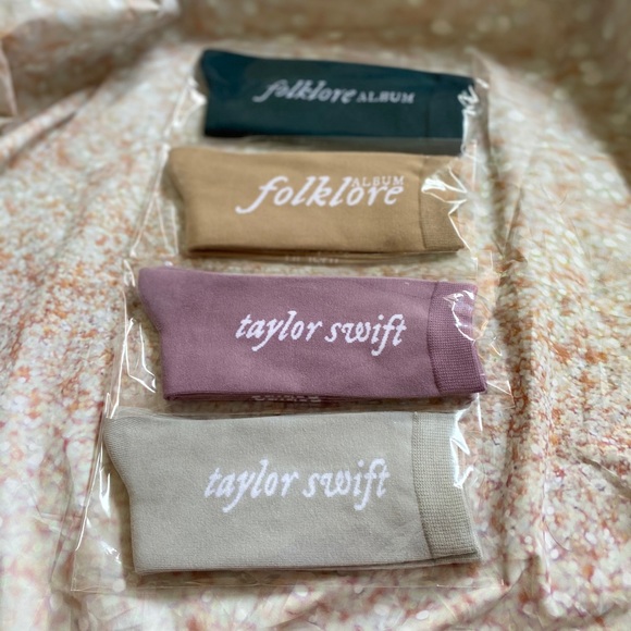 taylor swift cancel plans cancelled tan beige brown socks sock folklore august - Picture 9 of 12